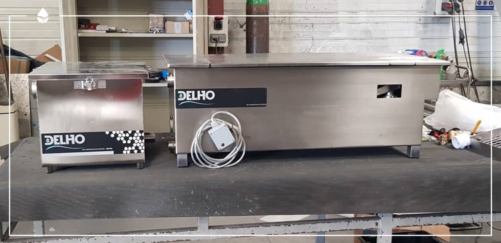 DELHO DD-R : la solution inox pour le prétraitement des eaux grasses